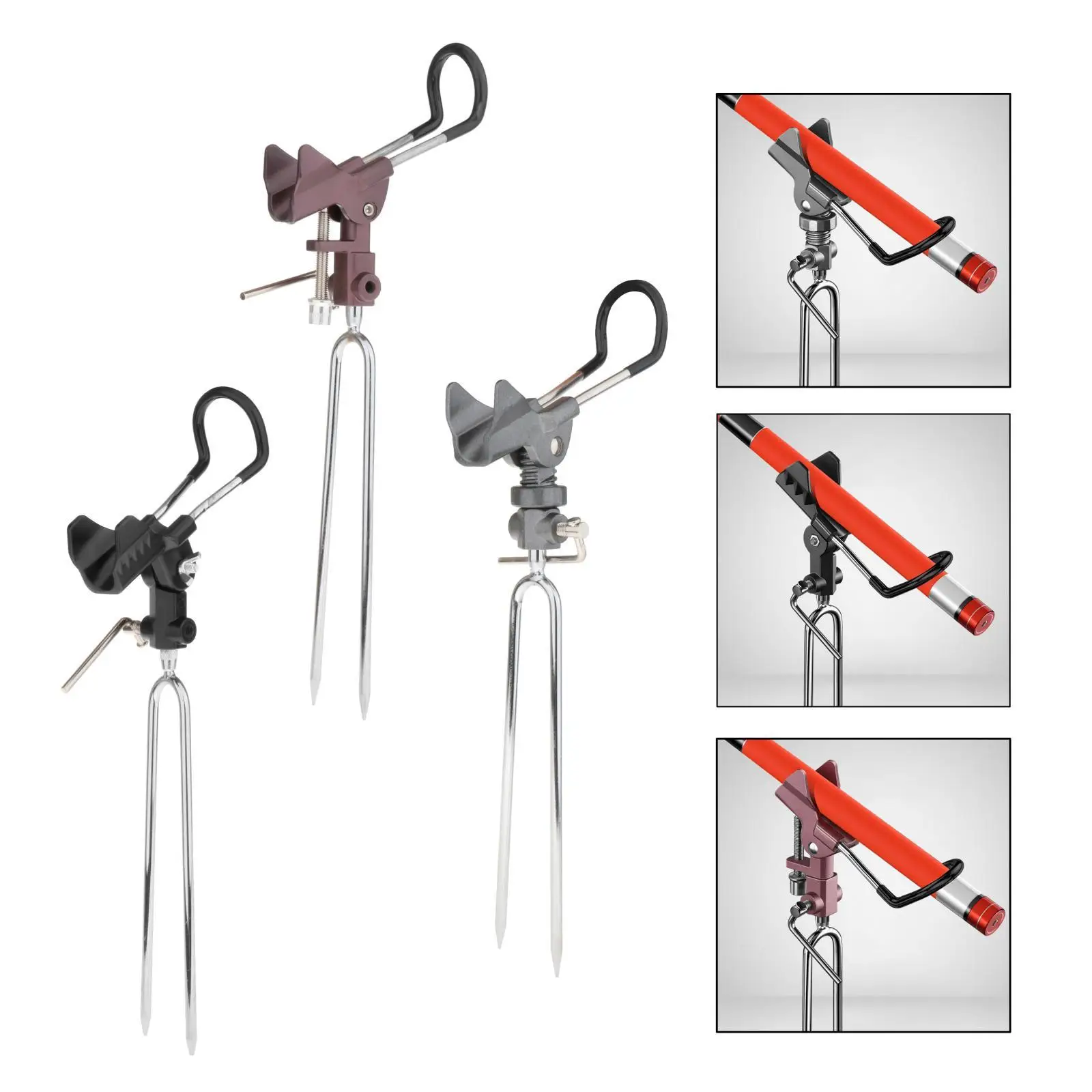 自動釣り竿用地面固定ホルダー・サポートスタンド