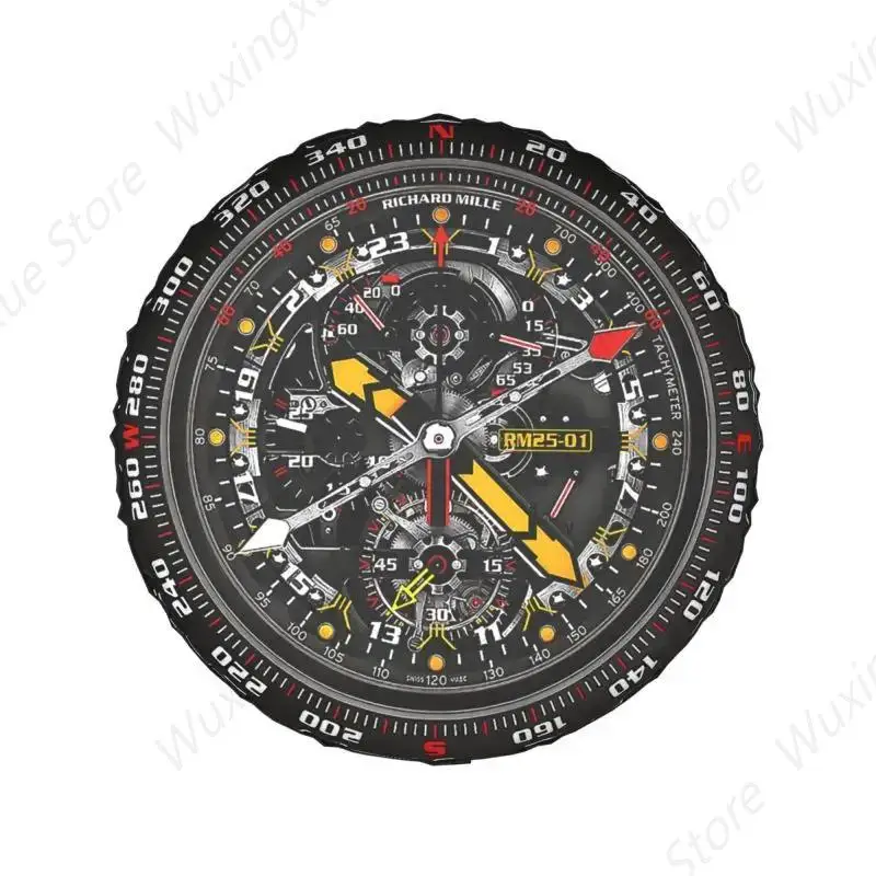 RM 25-01 Tourbillon Adventure Watch Face Compass Spare Wheel Tire Cover for Toyota RAV4 Prado Jeep RV SUV 14