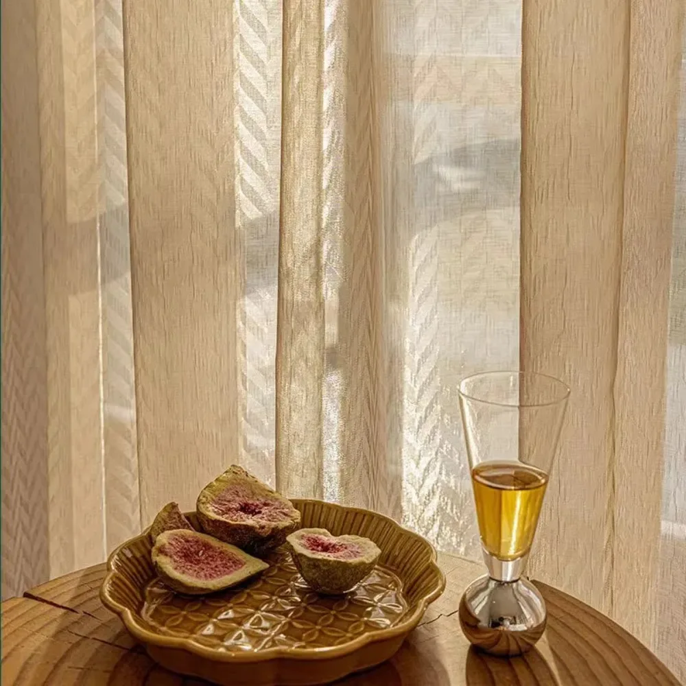 Tulle Curtains for Living Room BedroomNew Living Room Balcony Bedroom Floating Window Fantasy Curtains Customize