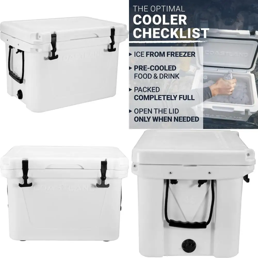 

Rotomolded Insulated Coolers for Everyday Use - Premium Portable Ice Chests in Multiple Sizes, Ideal for Outdoor Adventures
