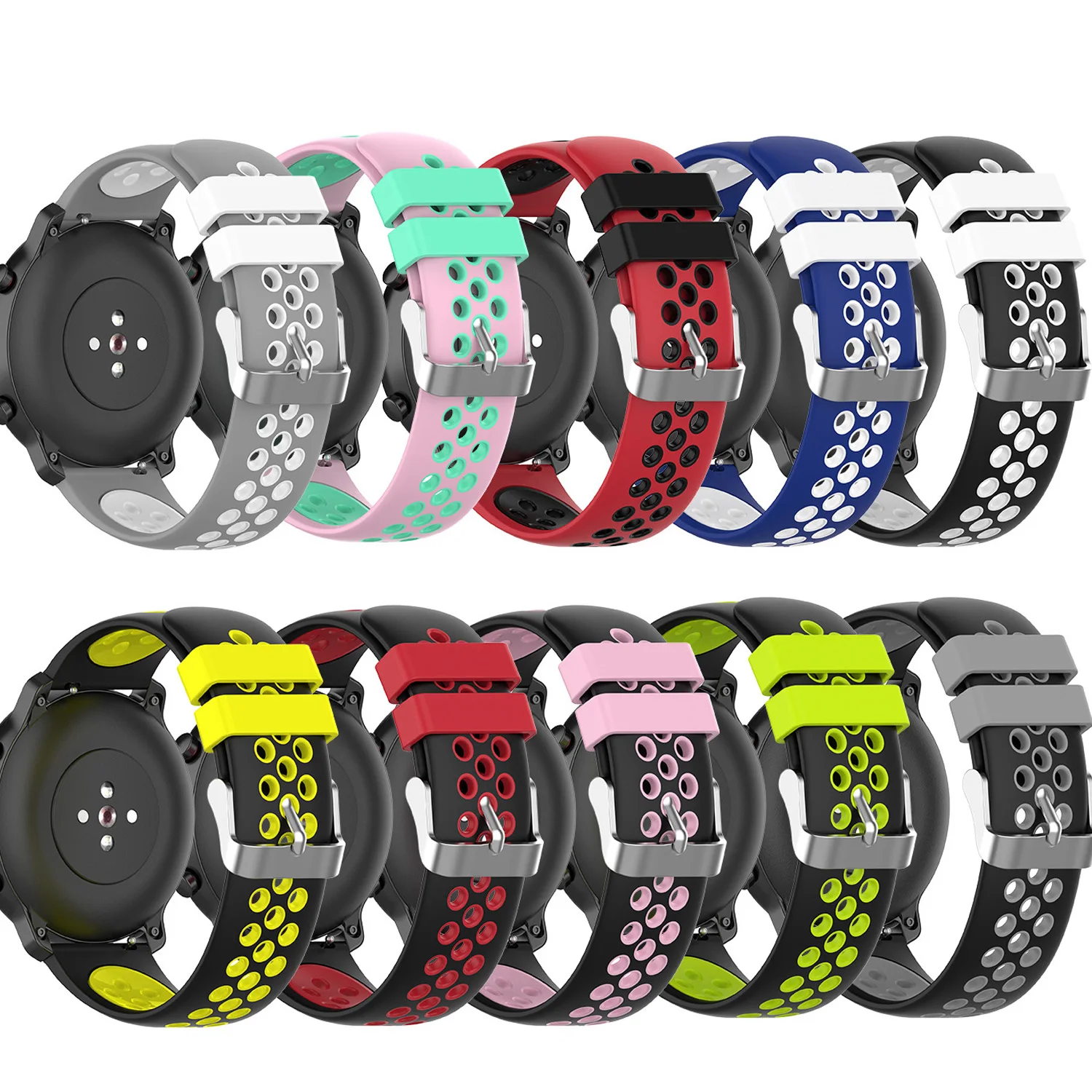 22mm Pulseira de Relógio Inteligente Para Huawei GT 2 3 Runner 46mm Pulseiras Para Huawei Watch 3 GT2 Pro GT2e Magic 2 46mm Pulseira Pulseira