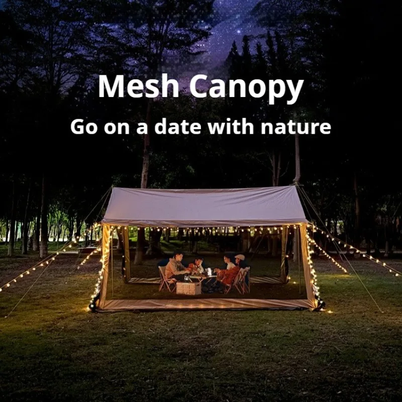 

Mesh Yarn Rainproof Sun Shelter Park Picnic Mosquito-proof Tents Open Space Barbecue Windproof Outdoor Camping Supplies