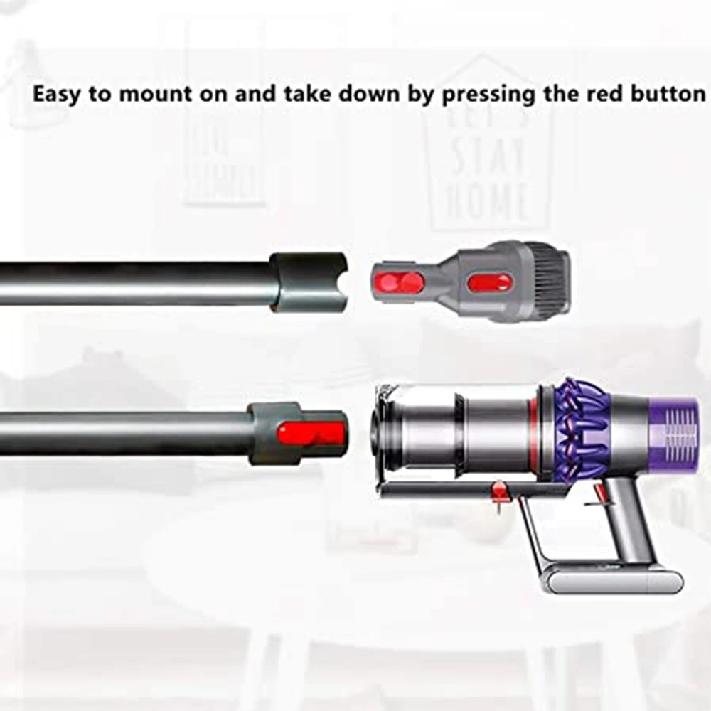 ملحقات مكنسة كهربائية قضيب لديسون ، أنبوب مستقيم ، شريط تمديد معدني ، أنبوب عصا محمول باليد ، V7 ، V8 ، V10 ، V11