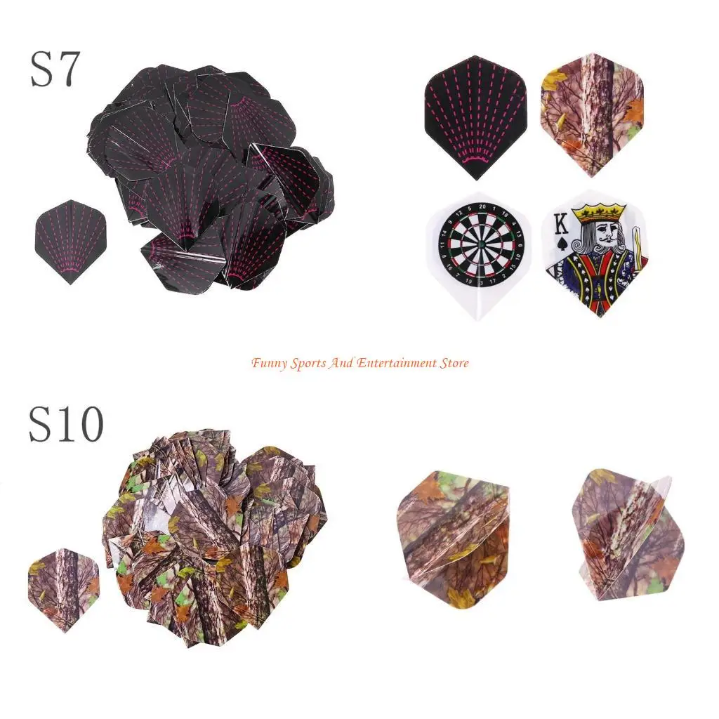 

C4DE 50pcs Flights for Pets, High Quality, Wing Tail Darts Accessories, Replaceable Wings