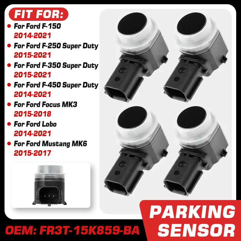 FR3T-15K859-BA For Ford Focus Ford Lobo Ford Mustang Ford F-150 F-250 F-350 F-450 2015-2021 PDC Parking Sensor HC3T-15K859-EA