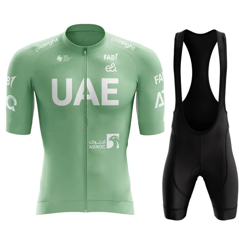 UAE Велосипедный джемпер Team Set Мужская велосипедная рубашка Велосипед Mtb Мужская одежда Трикотажные изделия для шоссейного велосипеда Спортивная одежда Мужские шорты нагрудник Велосипед