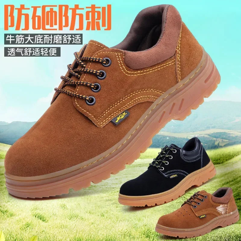 DurableLabor Insurance Shoes For Men Women Anti-smashing Anti-piercing Non-slip And Anti-scalding Electric Welding Protective Sh