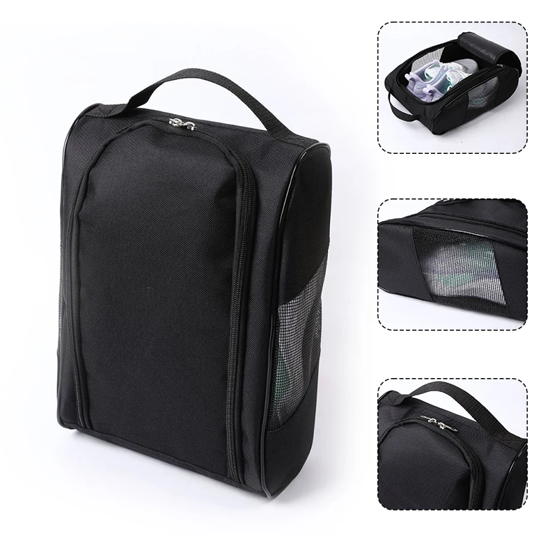 

Breathable Golf Shoes Bags Storage Pouch Compact Oxford Cloth Adult Sneakers Storage Fashion Daily Sporty Travel Accessories