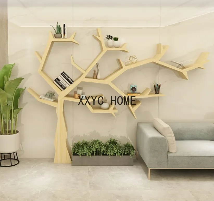 

Adults Kids Bedroom Furniture New Design Tree Bookshelf Wood Luxury Children Kids Storage