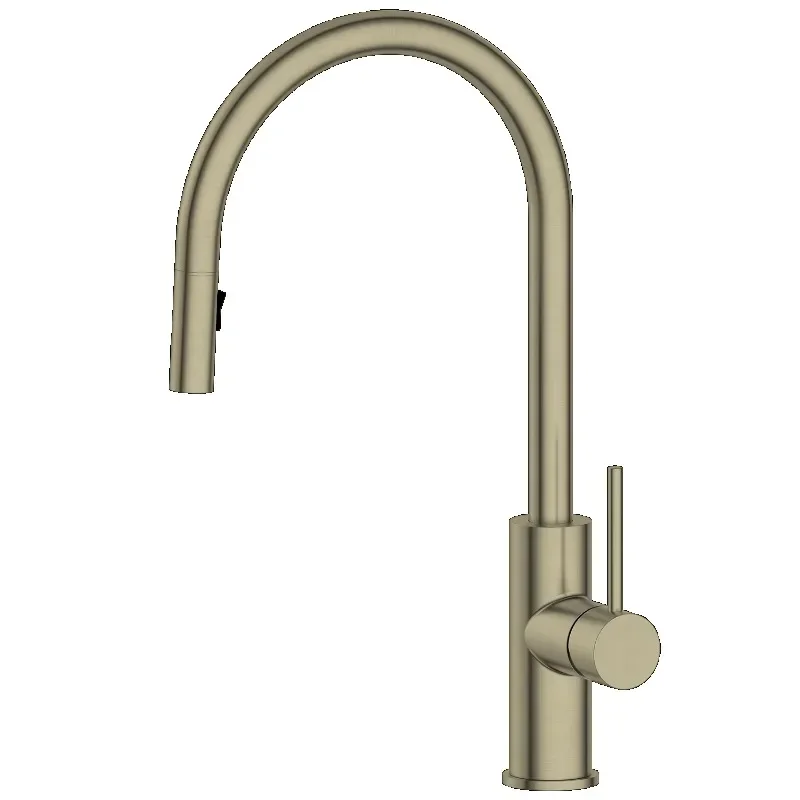 Watermark Tap Solid Brass Antique Copper Swivel 3 Ways Pull Out Kitchen Mixer Tapware