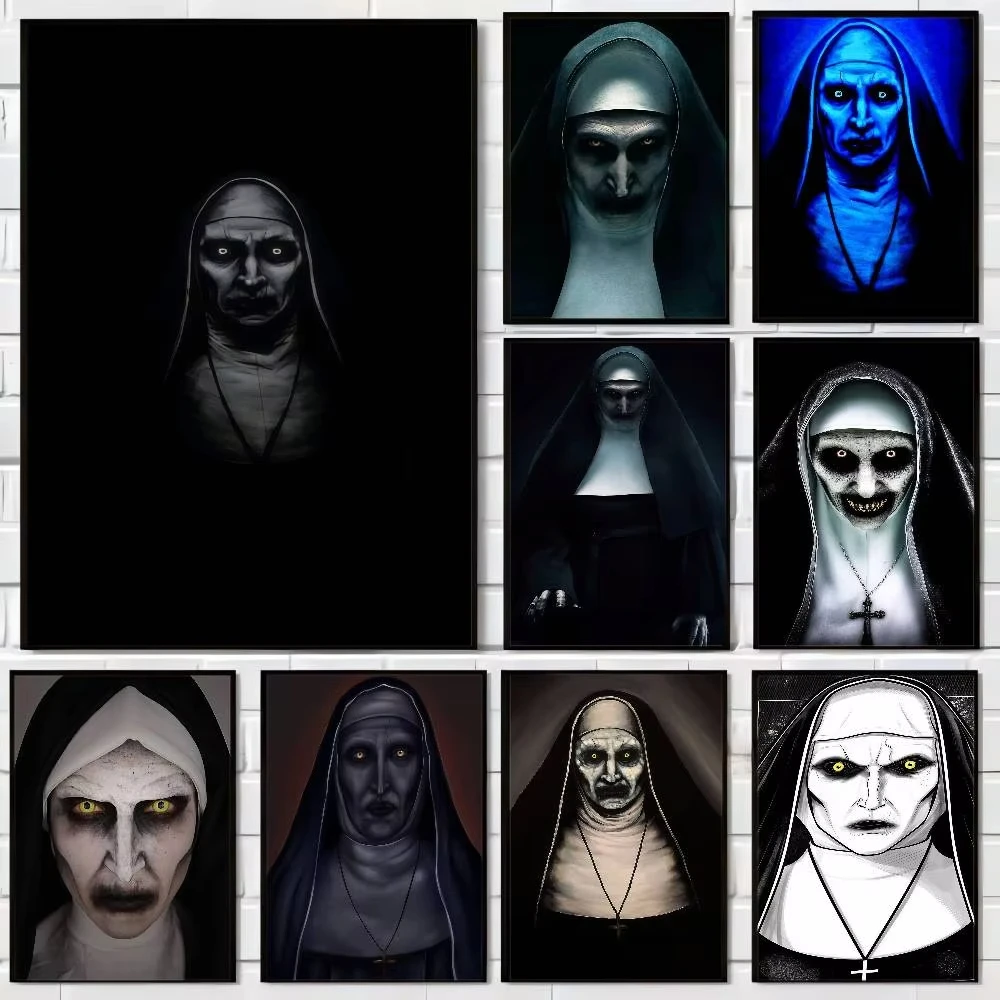 

Oil Painting By Numbers Kit The N-Nun Demon Horror Movie Canvas DIY Pictures By Numbers Home Decor