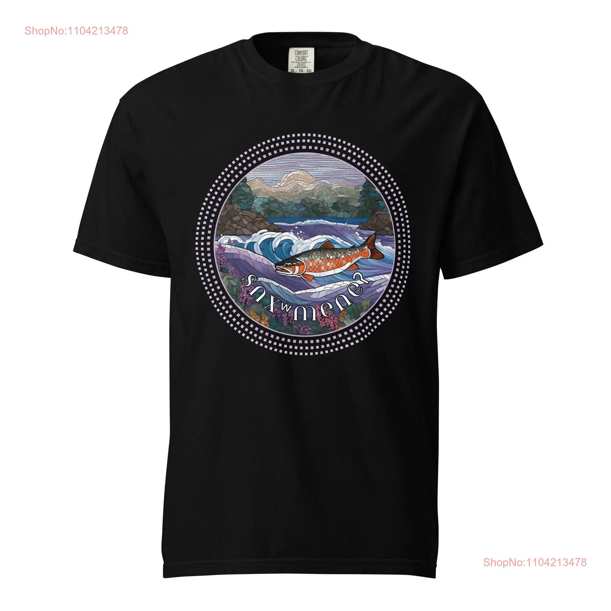 Salish Pend d Oreille Kalispel Language T Shirt Spokane snxʷmeneʔ long or short sleeves