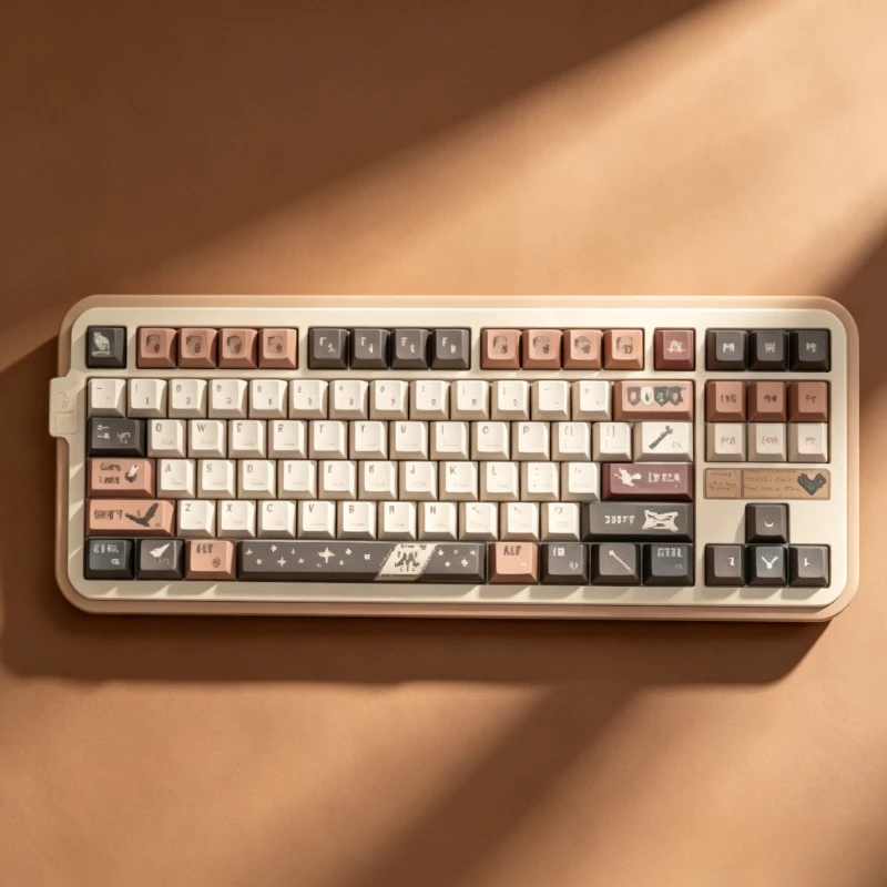 PBT High Beauty New Original Factory Five sided Thermal Sublimation Compatible Mechanical Keyboard