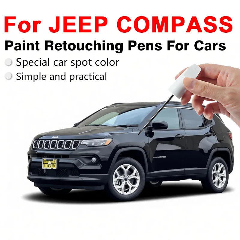 For JEEP COMPASS Professional Car Paint Touch Up Pen Covers Small Scratches Restores Color Improves Vehicle Appearance
