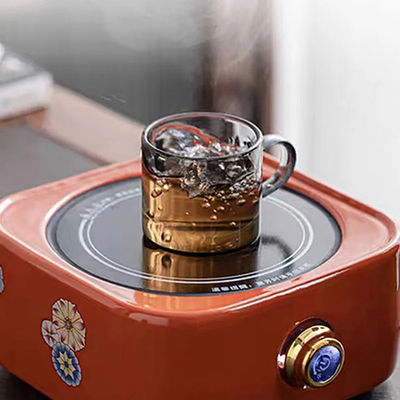 HeY LiLac 100ml Serene Light Glass Teacup Heat-Resistant Handle Tea Cup Borosilicate Crystal Glass for Loose Leaf Tea Gongfu Tea