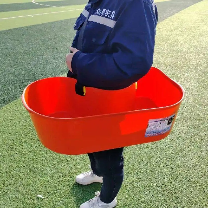 Shoulder type fertilizer bucket Special bucket for sowing seeds and feed Agricultural artifact saves time and effort