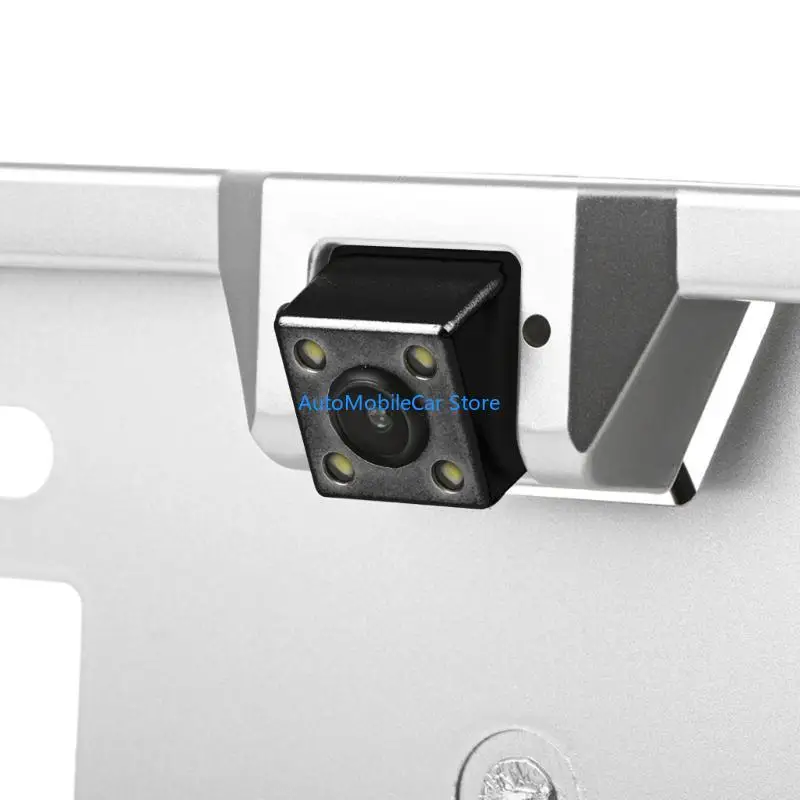 G8TE Waterproof Car License Plate Frame Rear View WiFi Camera Reverse Backup Parking