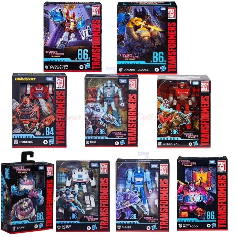 ألعاب هاسبرو المتحولة SS84 Ironhide SS86 Series Shark Spirit Jazz Cup تتويج Starscream Silt Rescue Vehicle Hot Rod