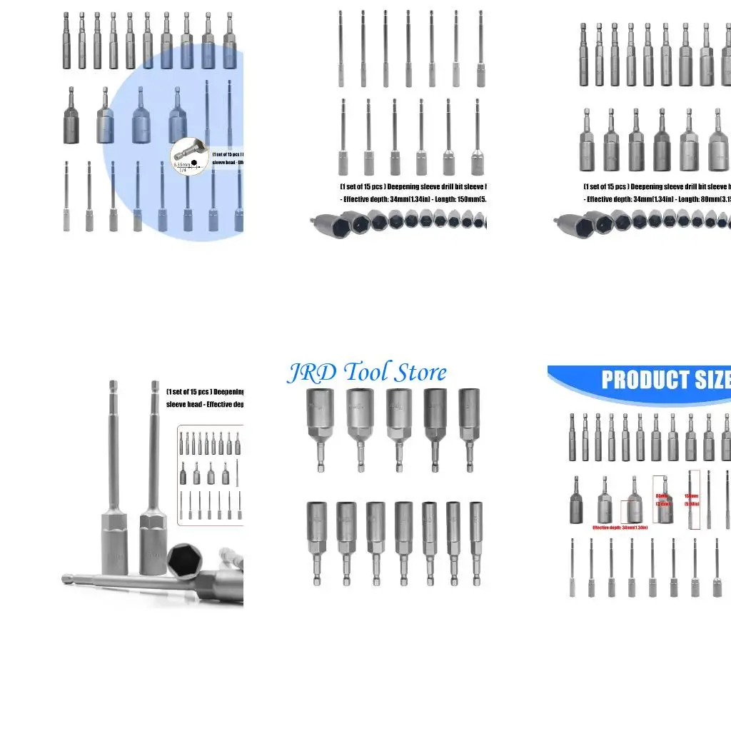 

A2UD Deep Docket Driver Set Профессиональные стальные розетки повышенной износостойкость
