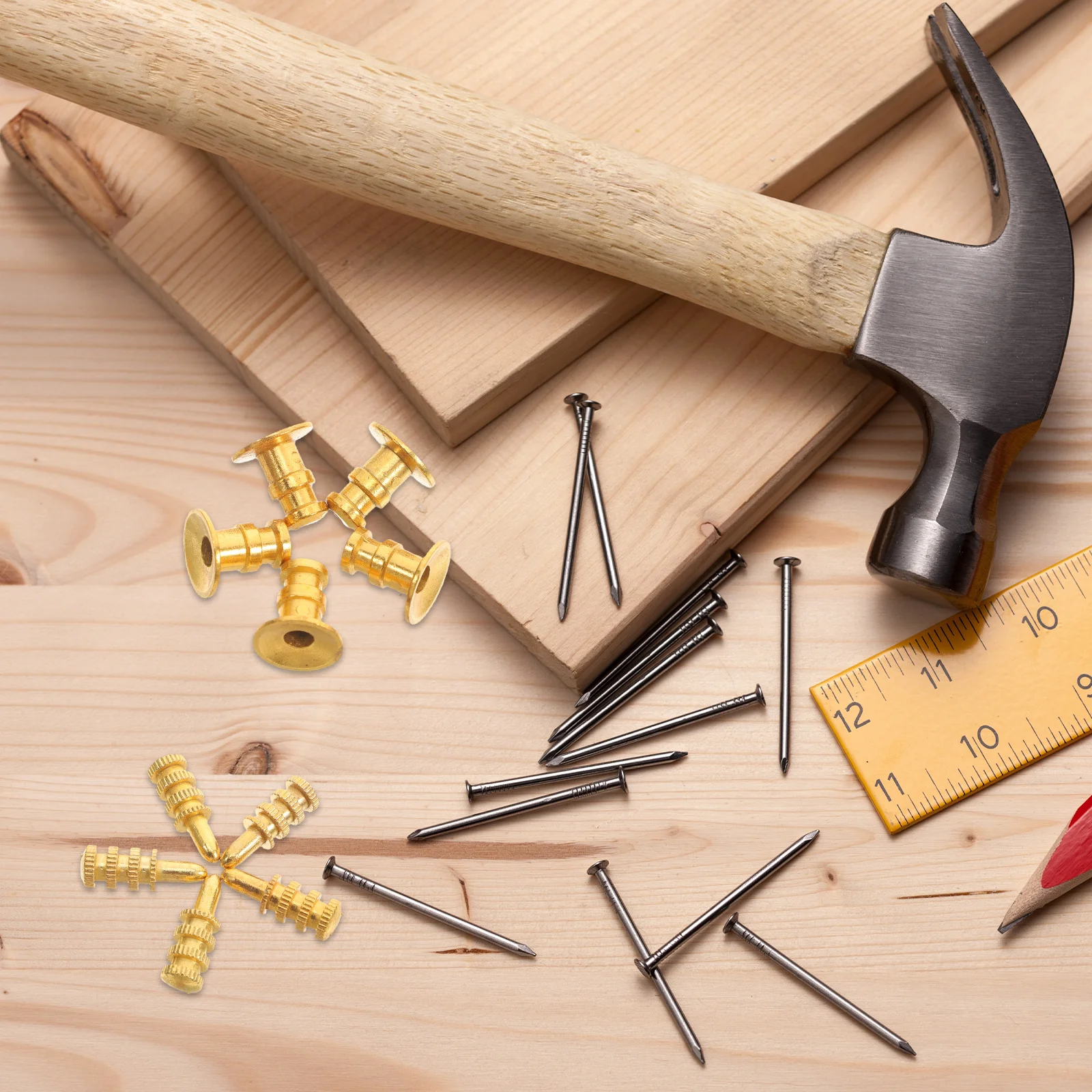 24Set Shelf Support Pegs Pin Connectors Zinc Alloy Fittings for Table Leaf Fasteners Bookcase Cabinet Mounting Brackets