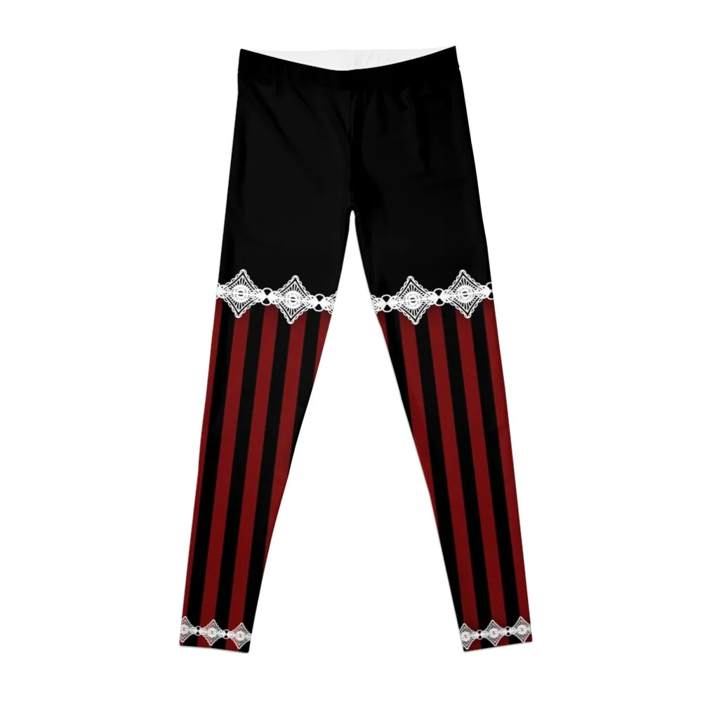 Barock'n'Lace - Red and Black version Leggings for girls gym womans Womens Leggings