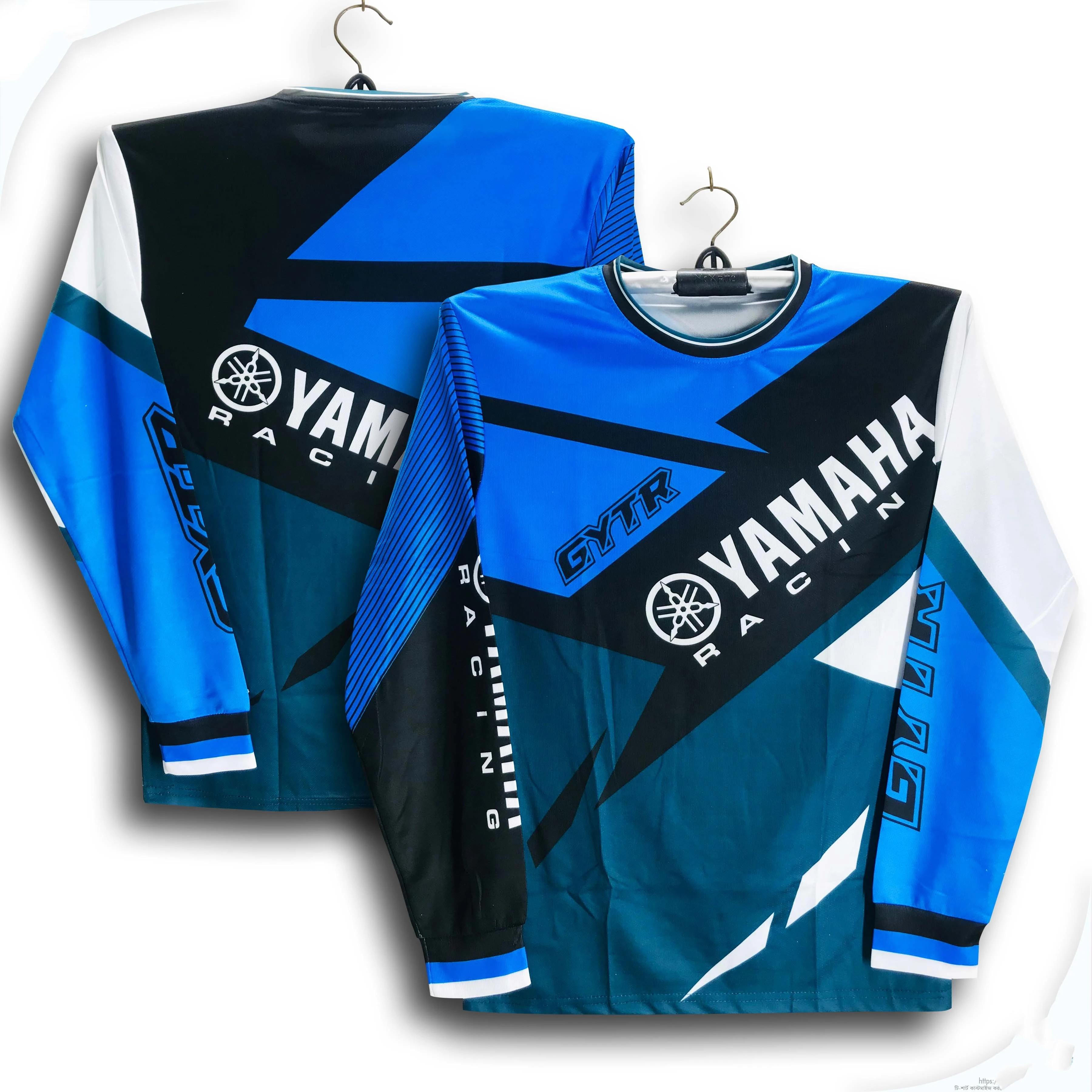 2026 Yamaha Men Women Motorcycle Riding Clothes Loose Breathable Fast Drying Off-road Racing Clothes Long Sleeved Sports T-shirt