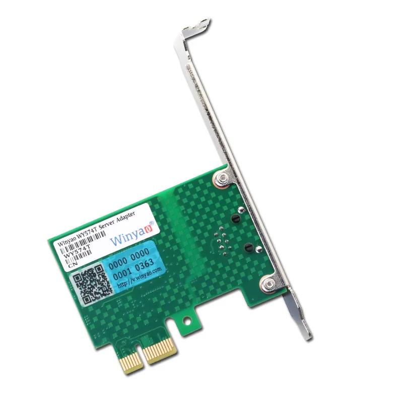 Kartu Jaringan PCI Express 10M/100M/1000Mbps Gigabit Ethernet RJ45 Adaptor LAN PCIe 9301CT 82574 Pengendali Jaringan untuk Desktop PC