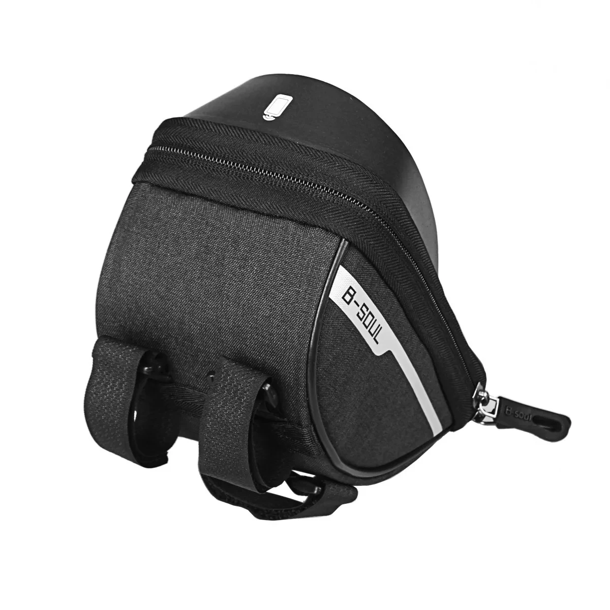 Waterproof Touch Screen Bike Handlebar Bag with Sun Shade Cover 1L Polyester Cycling Phone Pouch view 6