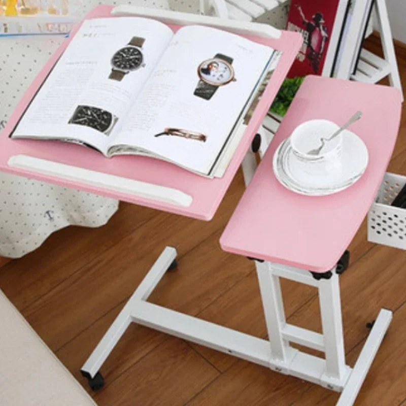 Lifting Mobile Computer Desk Bedside Sofa Bed Notebook Desktop Stand Table Learning Desk Folding Laptop Table Adjustable Table