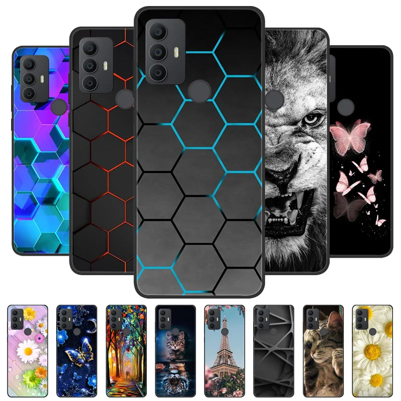 For Coque TCL 30 SE Case 305 306 Soft Silicone Back Cover Phone Case Protective Cover for TCL 306 305 Fundas Etui TCL30SE 30SE