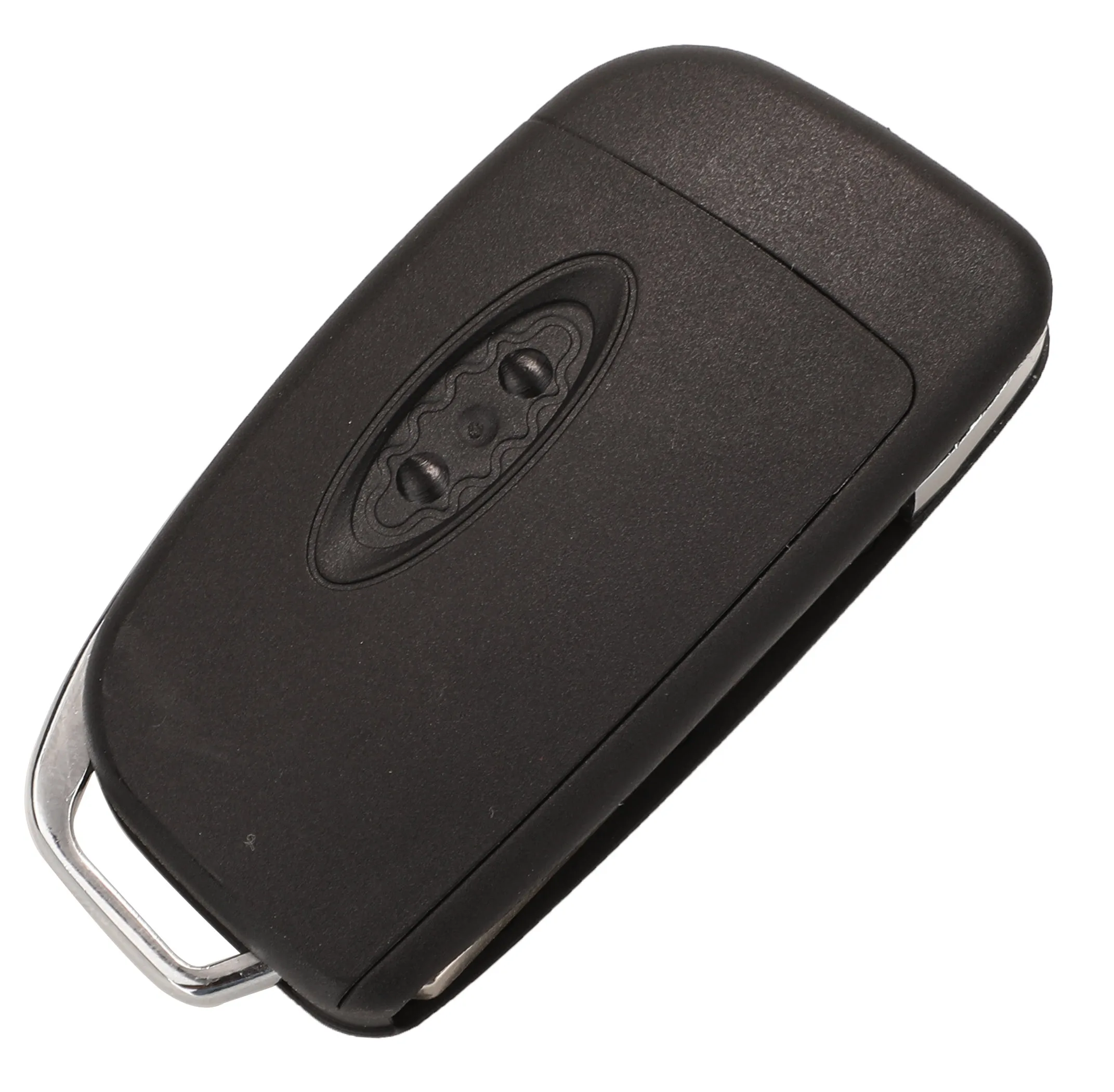 Jingyuqin-funda plegable para mando a distancia, accesorio para Ford Fiesta Focus 2 Ecosport Kuga Escape C Max Ka, 3 botones, HU101 / FO21