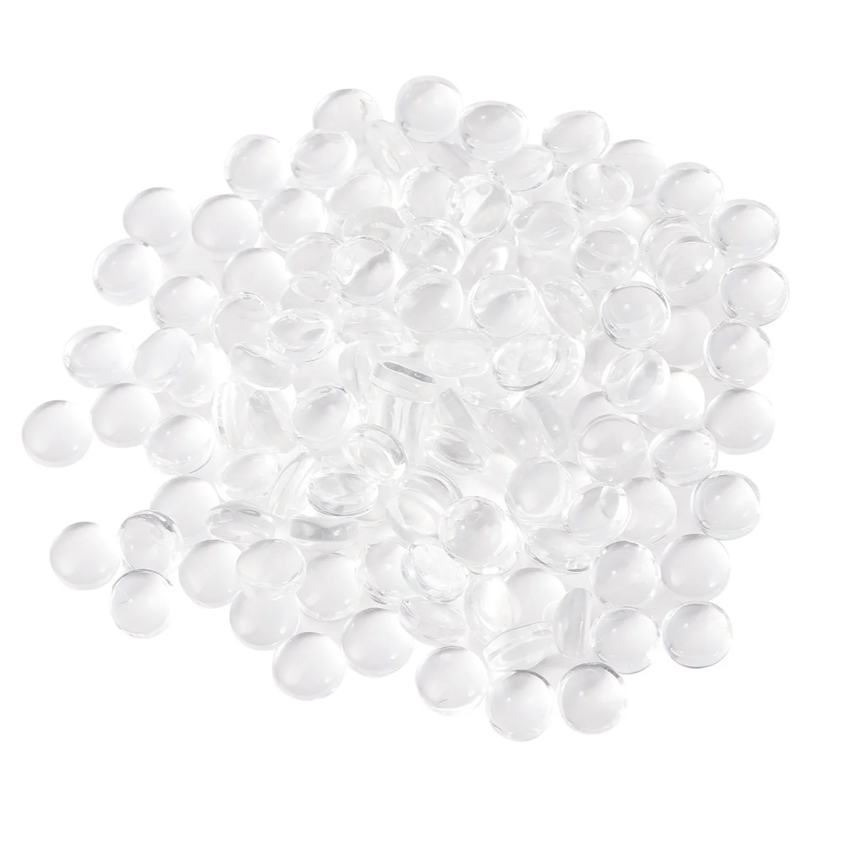 

200Pcs 6mm Round Glass Patches Premium DIY Jewelry Material for Earring Cufflink Crafts Decor Jewelry Patches Gems Glass Sticker