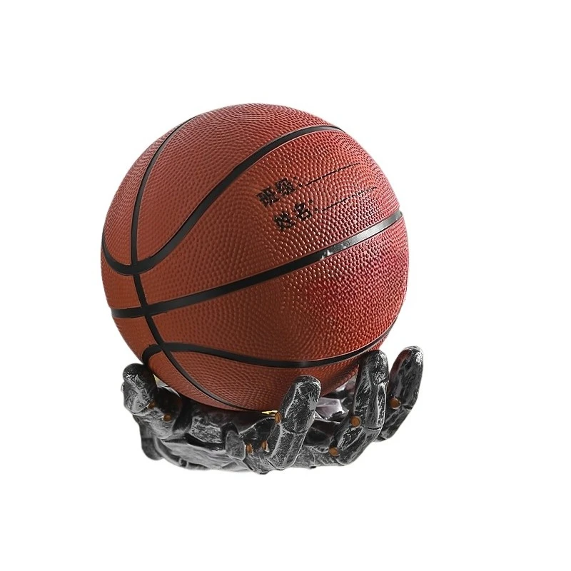 For Retro Creativity, Basketball Bracket, Living Room Entrance Home High-end Sense Wall Decoration Basketball Storage Bracket,
