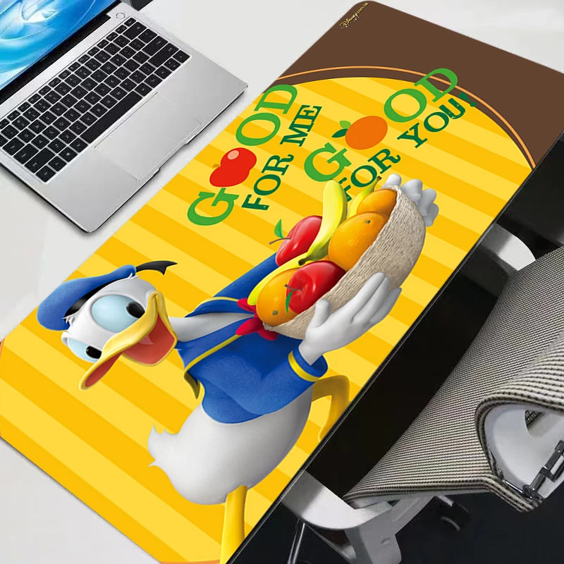 Alfombrillas de ratón de goma suave para oficina, alfombrilla para juegos, alfombra del Pato Donald para el hogar, alfombrilla antideslizante para teclado, alfombrilla para ratón de Pc, nueva alfombrilla para mesa