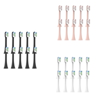 10PCS Vacuum Sealed Packed Replacement Brush Heads For SOOCAS X3 X3pro X3U X5 V1 D3 Electric Toothbrush , Easy Install Pink