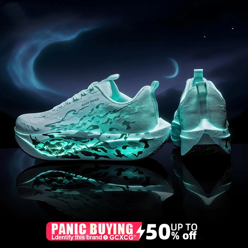 

Running Shoes Carbon Board Speciality Marathon Men Sports Breathable Lightweight Women's Comfortable Athletic Nonskid Sneakers