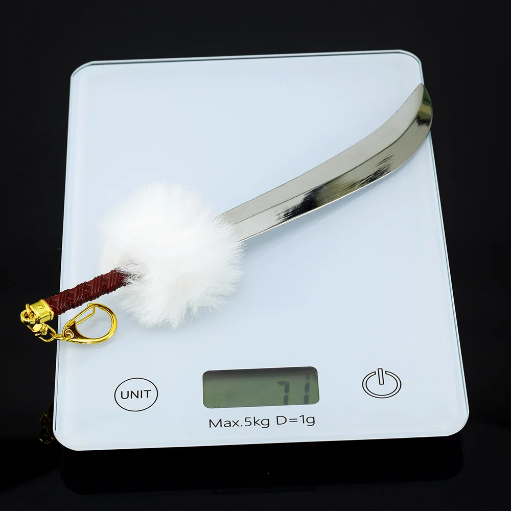 22cm Inuyasha Iron Broken Tooth Sword Sesshomaru Anime Peripherals Katana 1:6 Samurai Knife Metal Model Accessories Toys Gifts