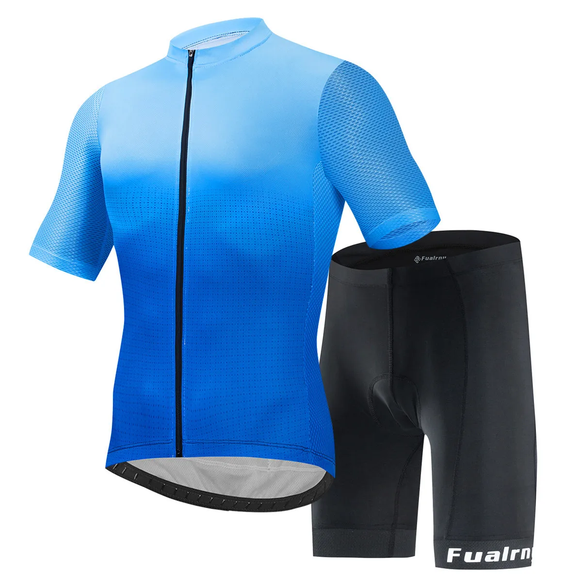 Respirável Ciclismo Jersey e Bib Shorts Suit, Suor Manga Curta, Road Bike Racing