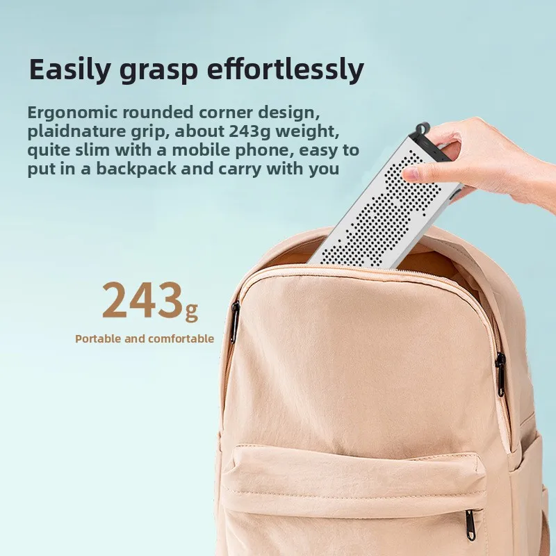 

Маленький портативный уличный мини-беспроводной маленький динамик 2025 Новый Bluetooth-динамик Высокое качество звука Сабвуфер из алюминиевого сплава