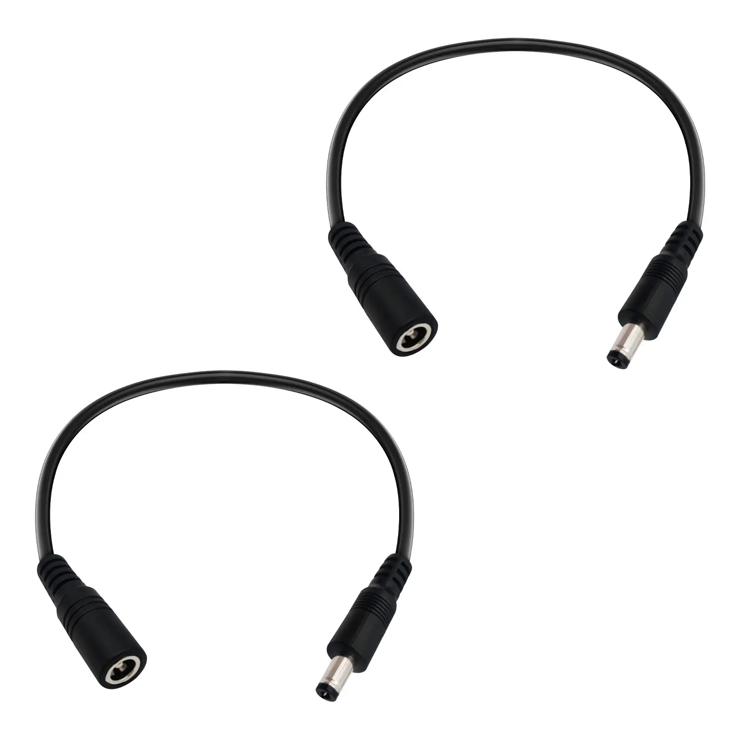 

2 шт. удлинитель постоянного тока 5,5 мм × 2,1 мм, шнур питания 12 В, совместимый с напряжением 0–36 В, для маршрутизатора, компьютера, камеры наблюдения