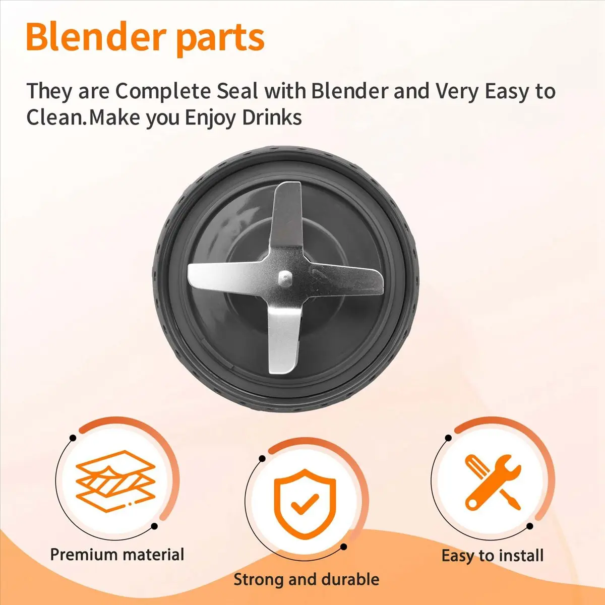[AT52] Сменные детали лезвия блендера для блендера NutriBullet 600 Вт 900 Вт, включая прокладку лезвия экстрактора, амортизатор и шестерню