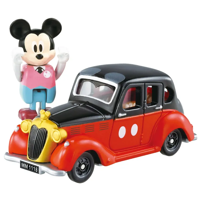 

Original TAKARA TOMY Dream Tomica Disney Dream Star Mickey Mouse Classic Retro Roadster with Mini Figure Diecast Alloy Model Car
