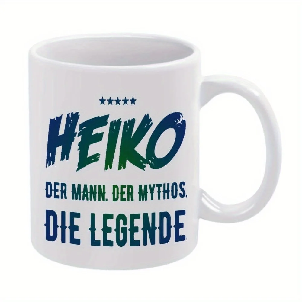 

1pc, HEIKO, Humorous -Themed Mug for Restaurants And Businesses, 11 Oz Ceramic Drinking Cup, Perfect for Co