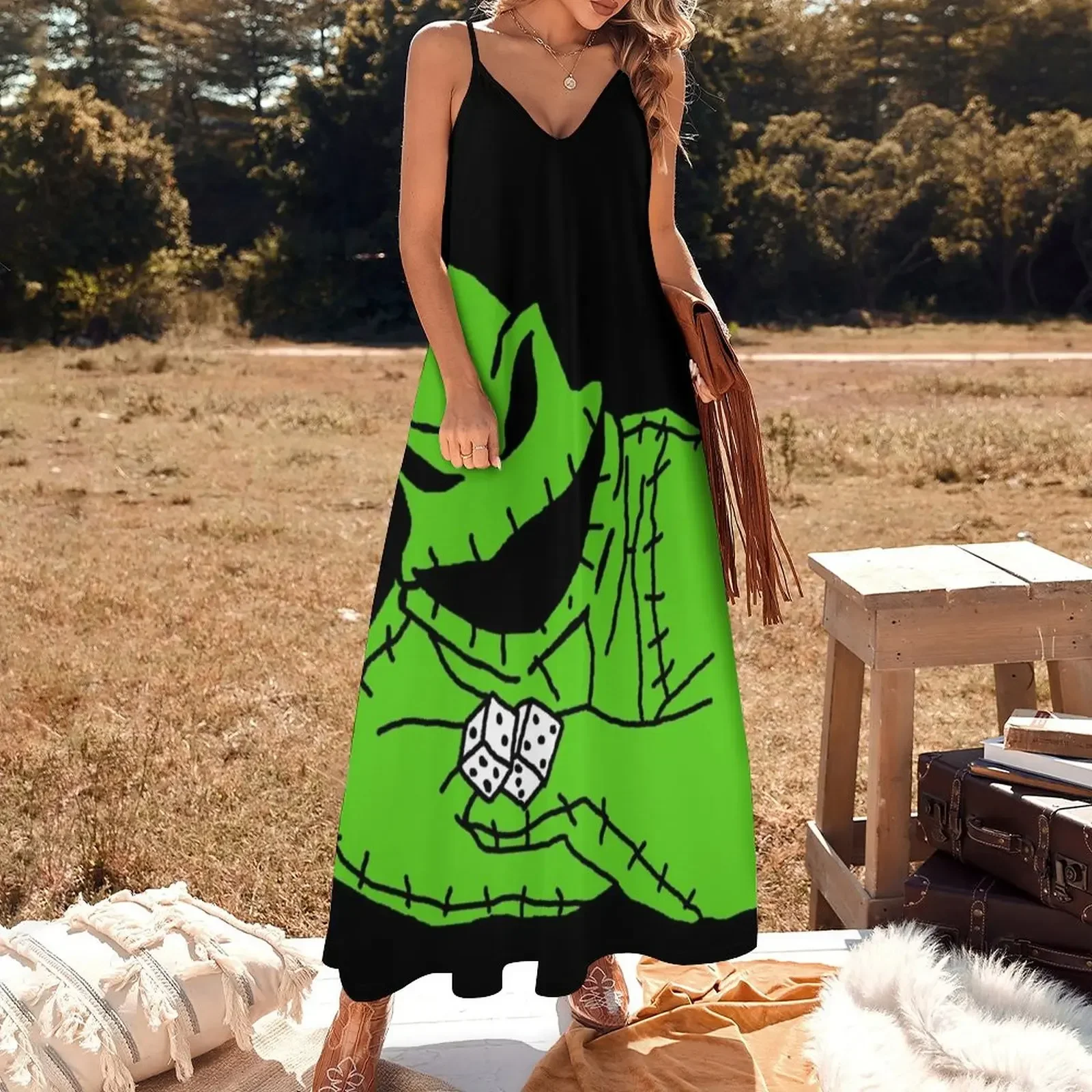 the oogie boogie man Sleeveless Dress women clothes clothing women summer 2024 womens dress Dress