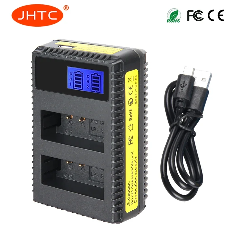 JHTC Charger LP-E10 LC-E10C For for Canon Camera LPE10 E10 KISS X50 EOS 1100D 1200D 1300D  Lp e10 e10 Battery Charger lpe10