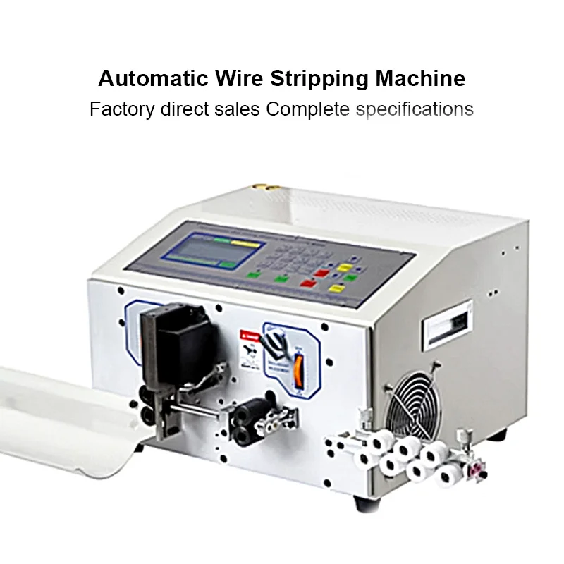 12 Square Touch Screen Round Sheathed Wire Stripping Machine Automatic Wire Stripping Bending Machine and Peeling Machine