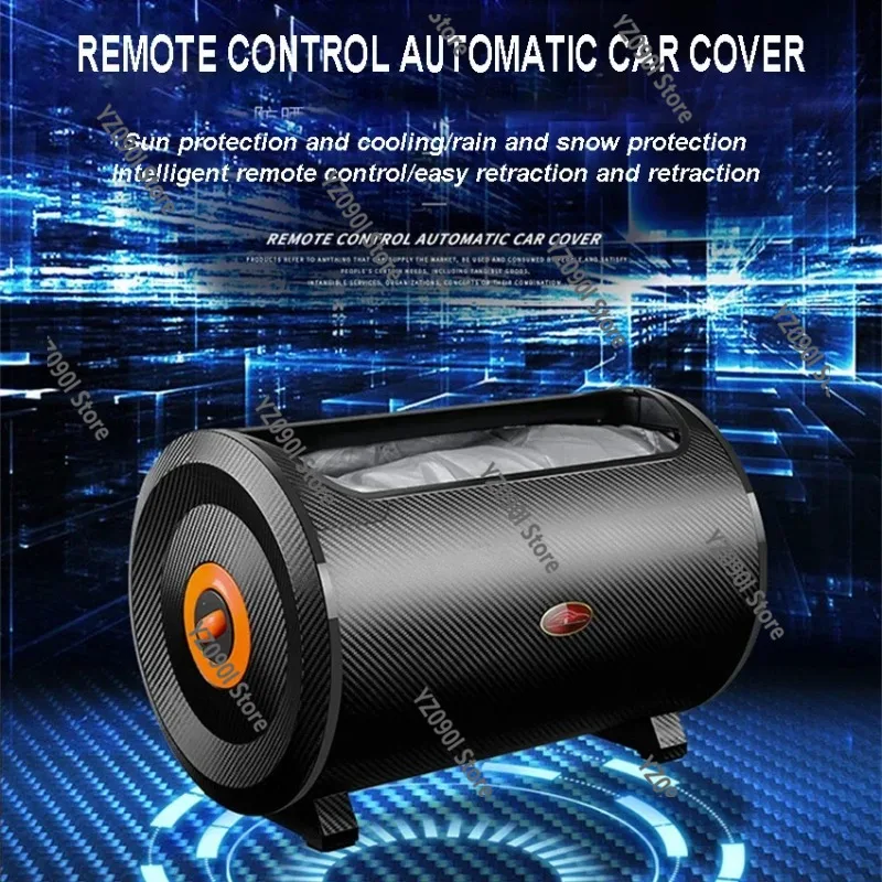 Remote Control Automatic Car Cover Full Body Sunproof Heat Insulation Rain Protective Shell