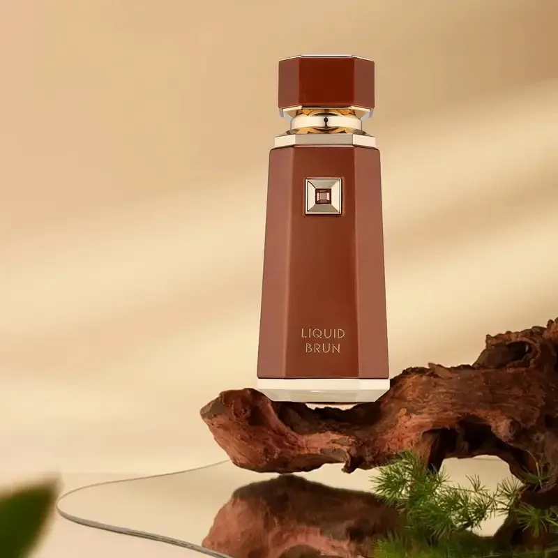 LIQUID BRUN Fragrance: Sleek Gold Accents, Premium Long-Lasting Scent for All Occasions