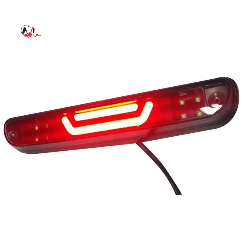 A10E-LED Third 3Rd Brake Light Black For Ford F-250 SD F-350 SD F-450 SD F-550 SD 1999-2016 For Ford Ranger 1993-2011 12V