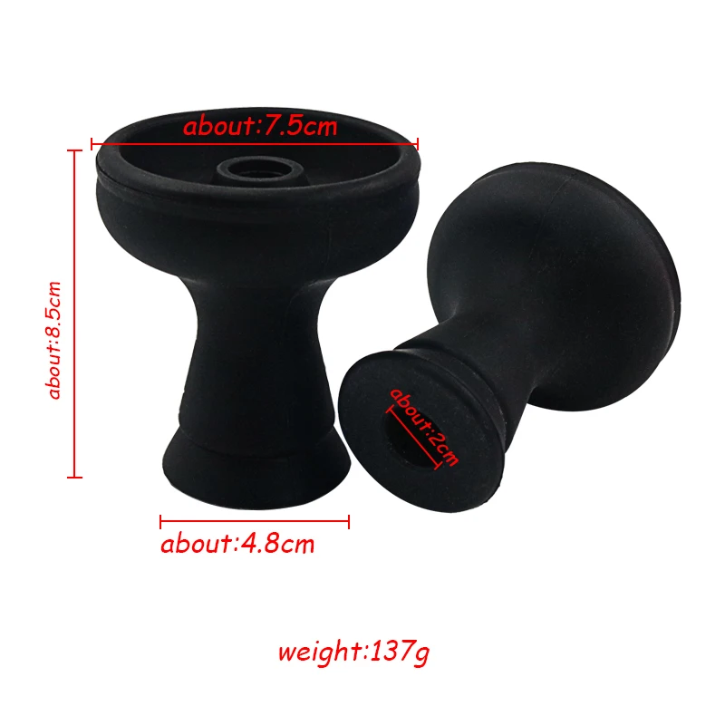 SY 1 PC Round Porous Single Hole Chicha Shisha Silicone Bowl Hookah Smoking Accessories Sheesha